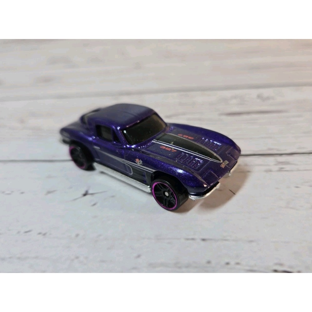 INCREDIBLE HOT WHEELS 1979 CHEVY CORVETTE STINGRAY 327 CC ENGINE PURPLE/BLACK